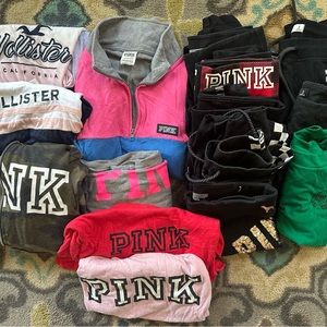 Woman’s small pink Hollister lot